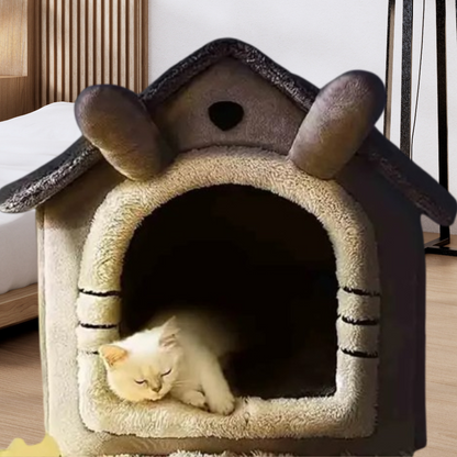 Soft Pet Bed Tent House Plush.