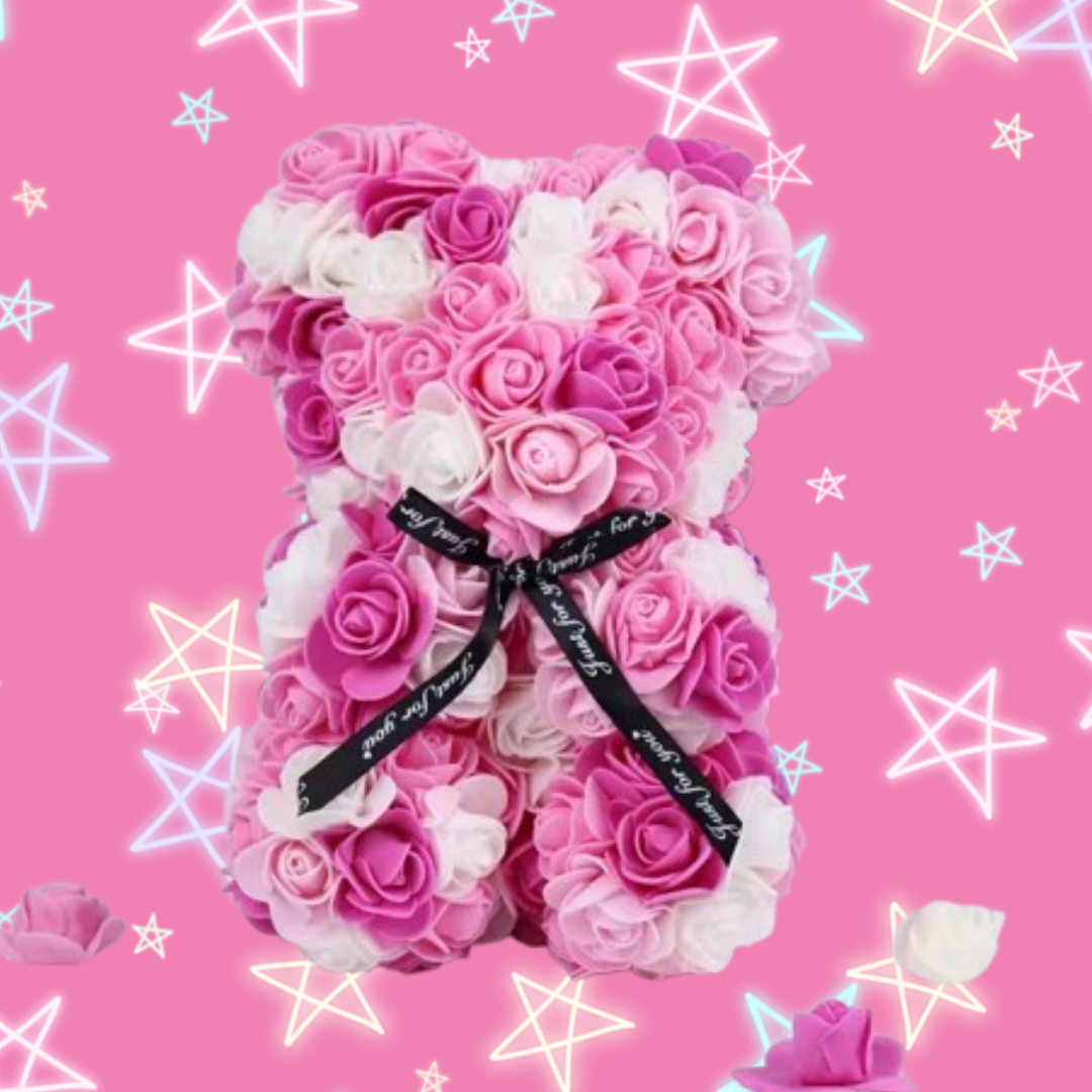 Affection Flower Teddy  Bear Soft Stuffed TOy.