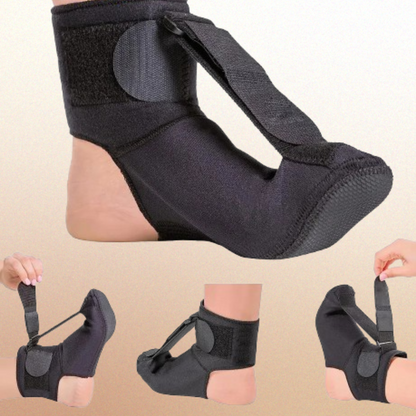 "Night Splint Sock for Plantar Fasciitis - Soft Sleep Support Brace for Pain Relief" Orthopedic Night Brace .