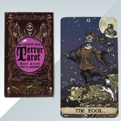 Halloween Terror Tarot Cards Deck Of 23| Նվերներ Նրա համար.