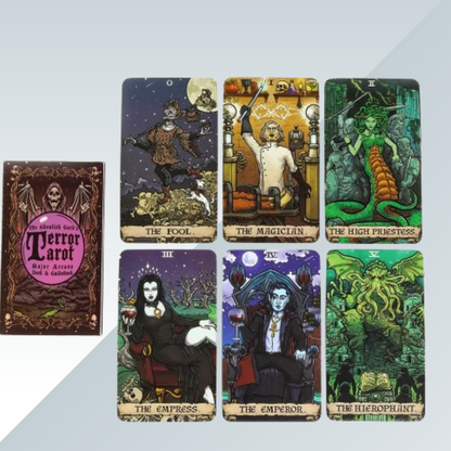 Halloween Terror Tarot Cards Deck Of 23| Նվերներ Նրա համար.