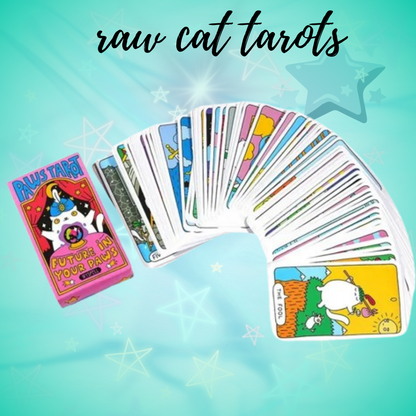 English Tarot Deck for Animal Lovers , Paws Tarot cards.