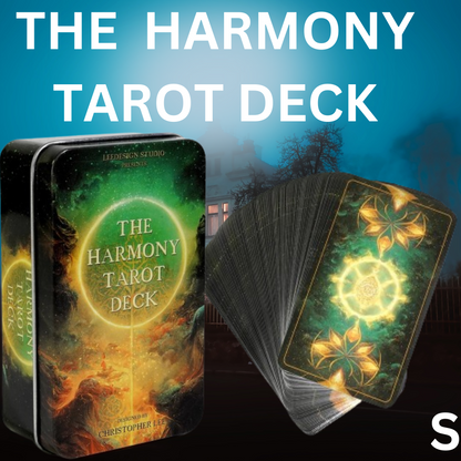 New The Harmony Tarot Deck 78 Unique| Two Worlds of AI and Human Creativity Board Games.