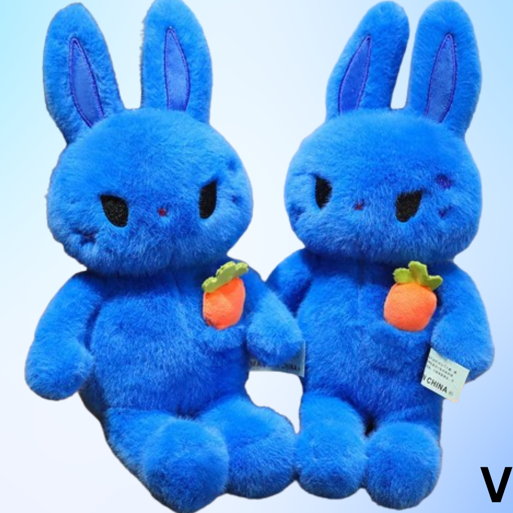 Homedecor Sleeping Plush Pillows Blue Stuffed Toy, Gifts For Kids.