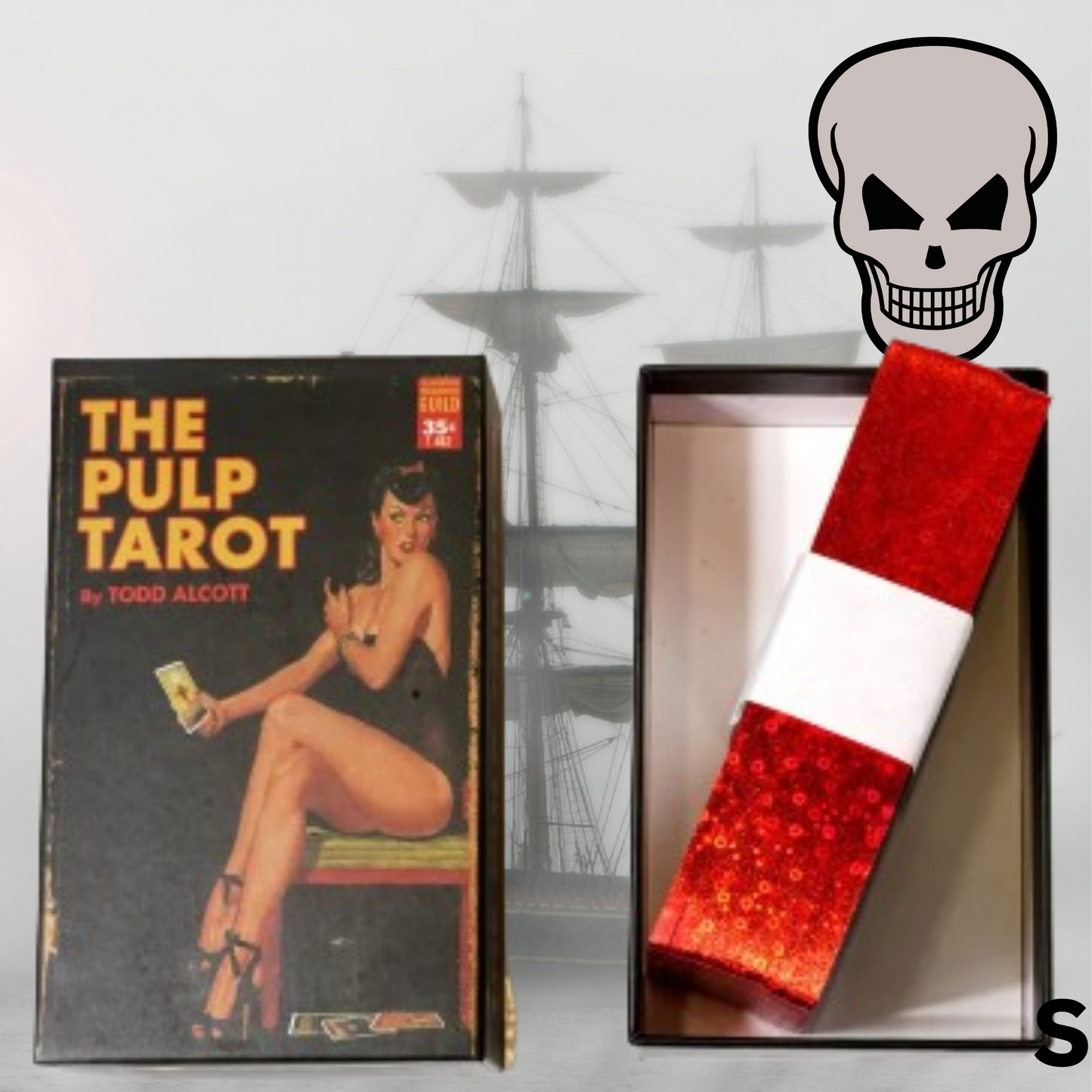 The Pulp Taro tarot cards High Quality Tarot Cards Gold Gilded Edging.