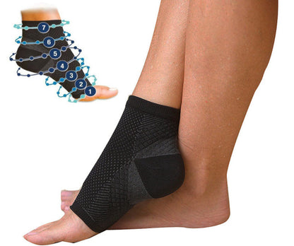 Fitness Protective Gear Elastic Compression Socks Foot Angel Sports Foot Pressure Socks Ankle Ankle Socks